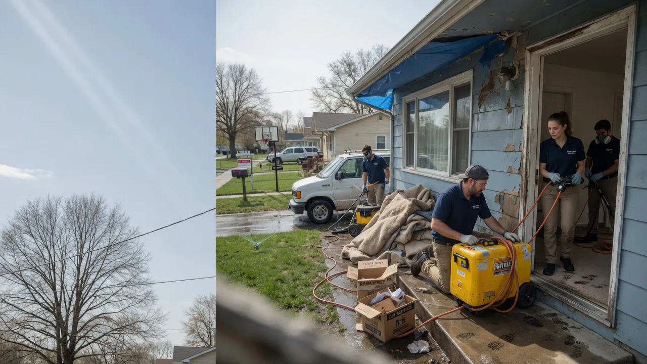 Basement Flood Cleanup in Malden, IL near me